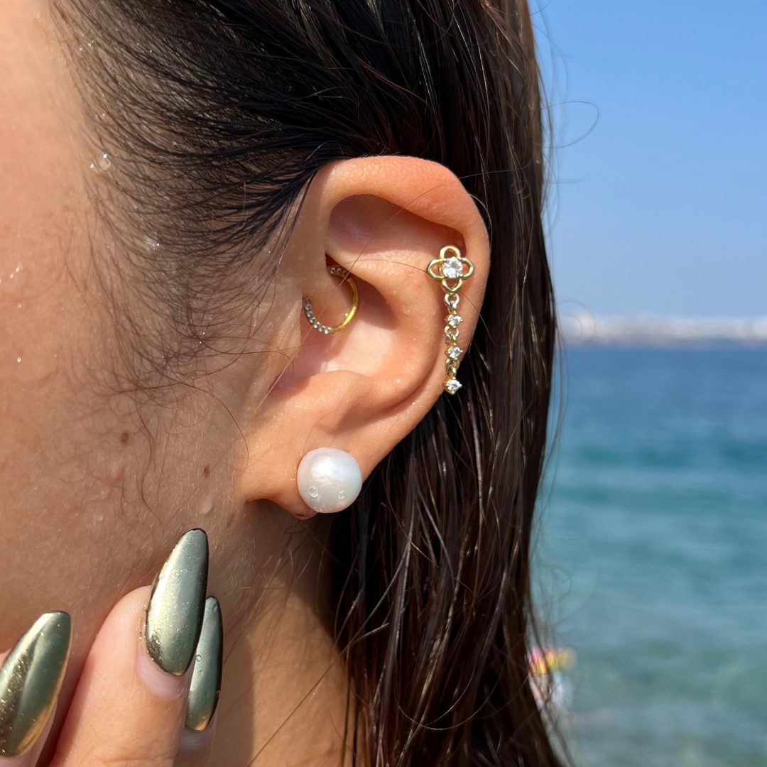 Boucles Athéna- Argenté